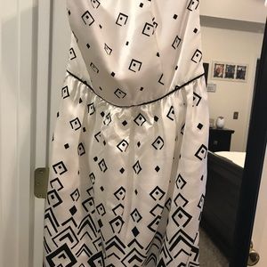 White House black market strapless dress!